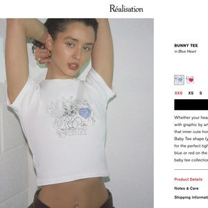 Realisation par bunny tee in blue heart